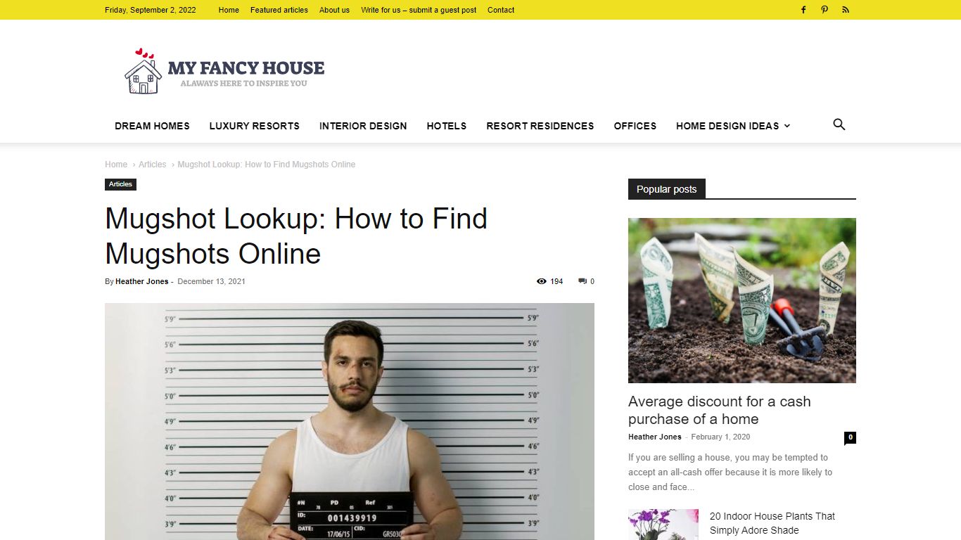 Mugshot Lookup: How to Find Mugshots Online - MyFancyHouse.com